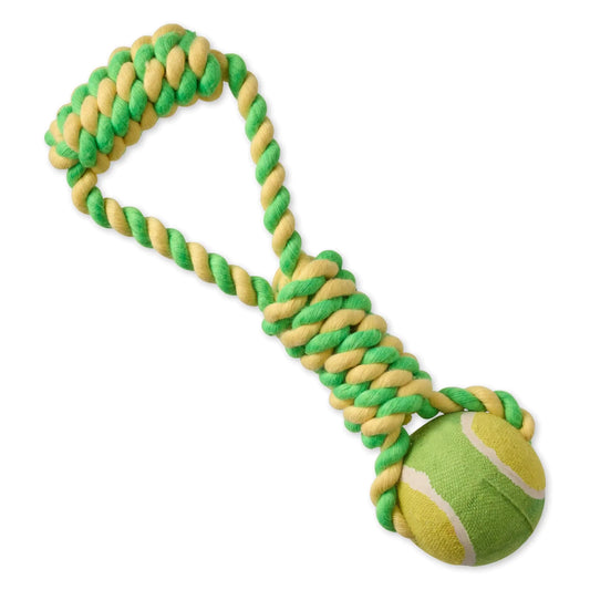 Pet Passion Organic Cotton Pull and Chew Dog Toys for All Pet Breeds Yellow One Size